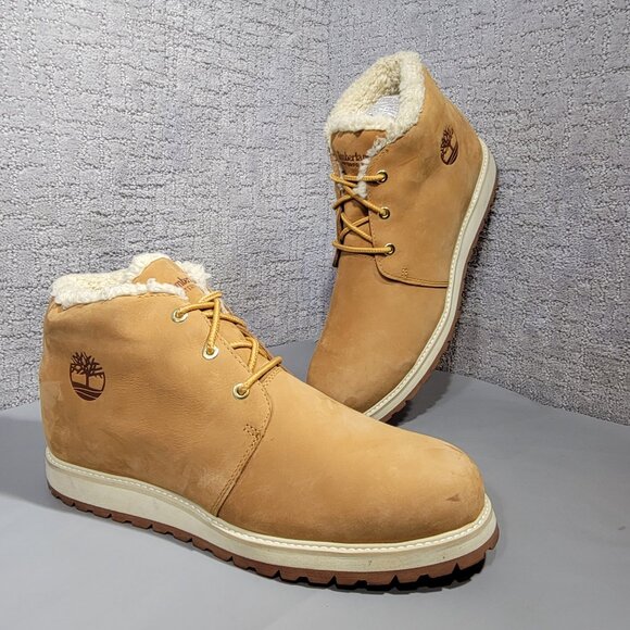 Timberland Richmond Ridge Men's Size 13M Wheat Nubuck Fur Lace-Up Chukka Boots - Picture 8 of 12